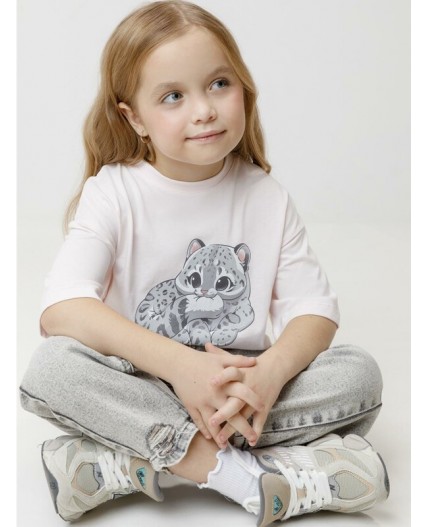 КР 302871/розовый 4144 к619 фуфайка (футболка)