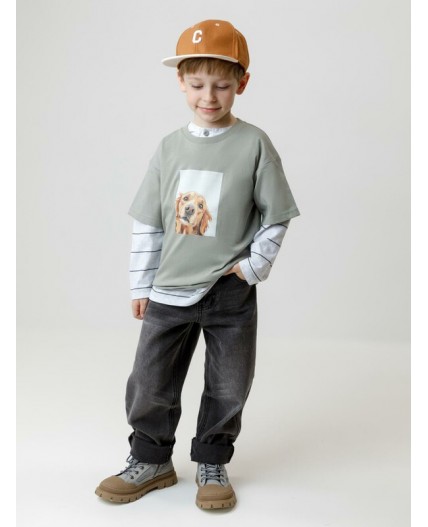 КР 302915/оливковый 0209 к642 фуфайка (футболка)