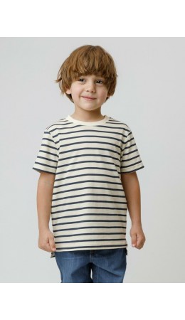 КР 302216/теплое молоко,полоска к620 фуфайка (футболка)