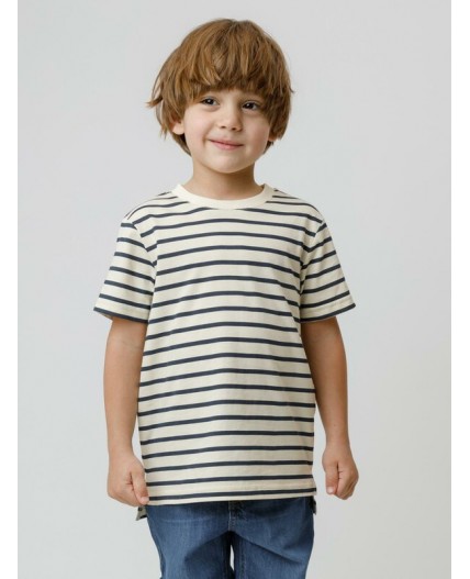 КР 302216/теплое молоко,полоска к620 фуфайка (футболка)