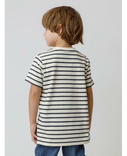 КР 302216/теплое молоко,полоска к620 фуфайка (футболка)