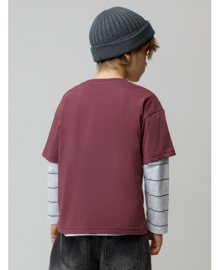 КР 302913/коричневый 1614 к632 фуфайка (футболка)