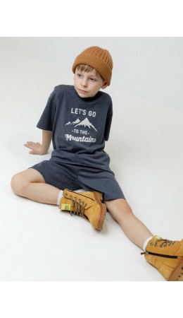 КР 302786/темно-синий к658 фуфайка (футболка)