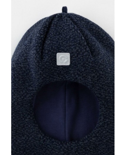 КВ 20398/ш/темный джинс шапка-шлем