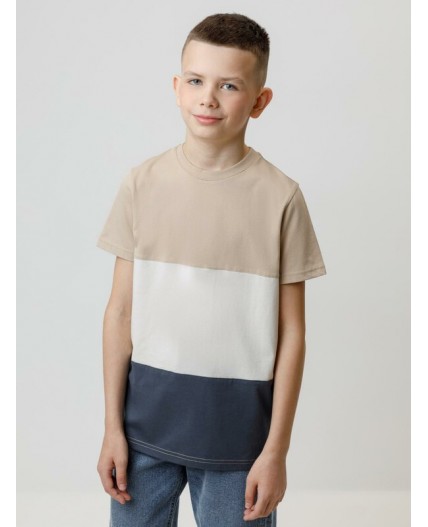 КР 302171/темно-бежевый 1304 к576 фуфайка (футболка)