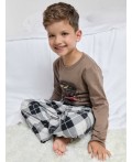 К 1600/коричневый 0909 Н039.1 пижама