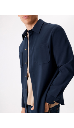 Сорочка верхняя муж. Alvaro темно-синий