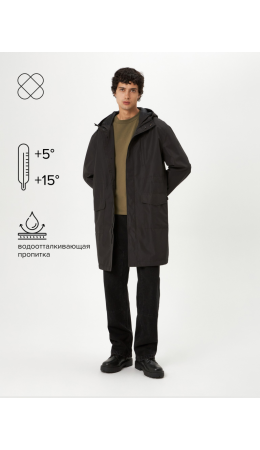 Плащ муж. Mitch черный