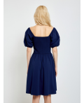 Платье жен. Plumeria темно-синий