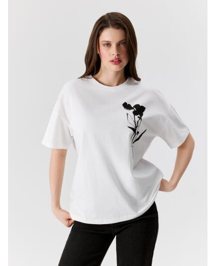 Футболка жен. Pathos 2 черный принт