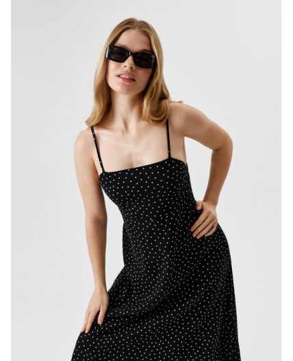 Платье жен. Maude черный принт