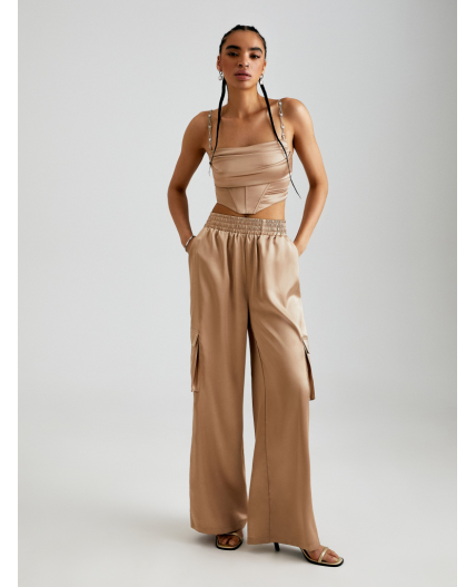 Брюки жен. Silvia бежевый