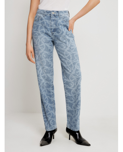 Брюки джинсовые жен. Wenover_jeans набивка