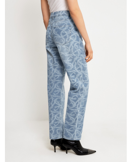Брюки джинсовые жен. Wenover_jeans набивка