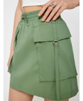 Юбка жен. Gemma оливковый