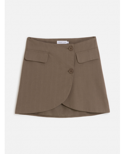 Юбка жен. Emocion_skirt кофейный
