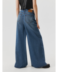 Брюки джинсовые жен. Visberg_wide leg холодный синий