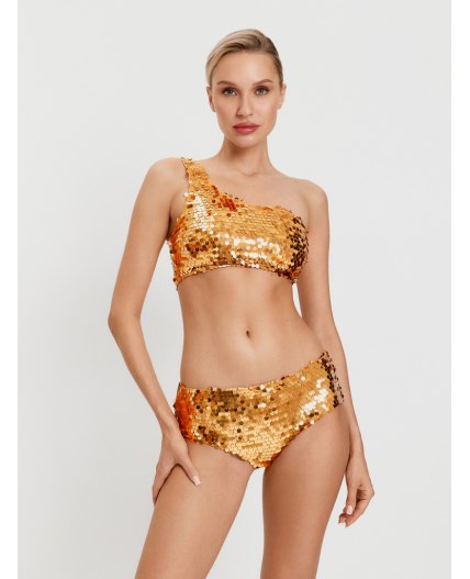 Блузка-топ жен. Michi золотистый