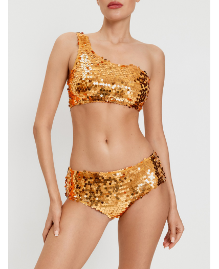 Блузка-топ жен. Michi золотистый