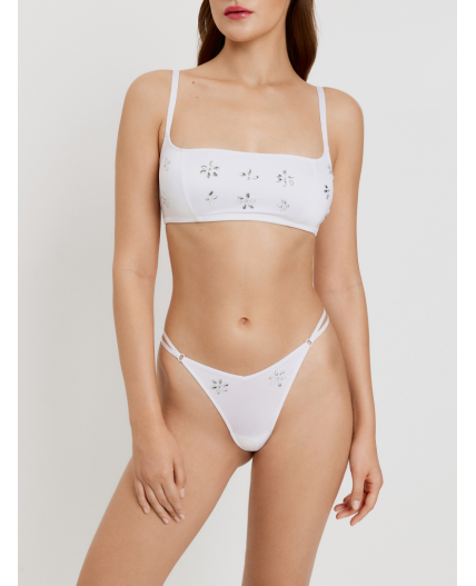 Бюстгальтер Bralette жен. Miuccia белый