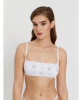 Бюстгальтер Bralette жен. Miuccia белый