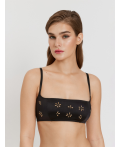 Бюстгальтер Bralette жен. Miuccia черный
