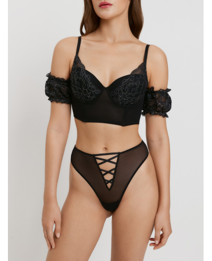 Бюстгальтер T-Shirt жен. Rox черный