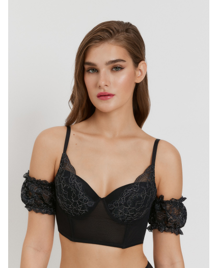 Бюстгальтер T-Shirt жен. Rox черный