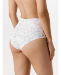 Трусы жен. с высокой талией Tess белый принт
