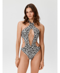 Купальник жен. Aigel леопардовый принт