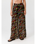 Брюки жен. Karianna черный принт