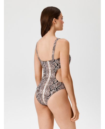Купальник жен. Edige змеиный принт