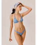 Бюстгальтер купальный жен.Triangle Leda серо-голубой
