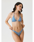 Бюстгальтер купальный жен.Triangle Leda серо-голубой