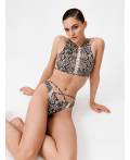 Бюстгальтер купальный жен.Bralette Oceana змеиный принт