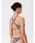 Бюстгальтер купальный жен.Bralette Oceana змеиный принт
