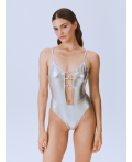 Купальник жен. Rizza серебристый
