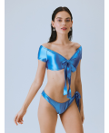 Бюстгальтер купальный жен.Bralette Shadow васильковый