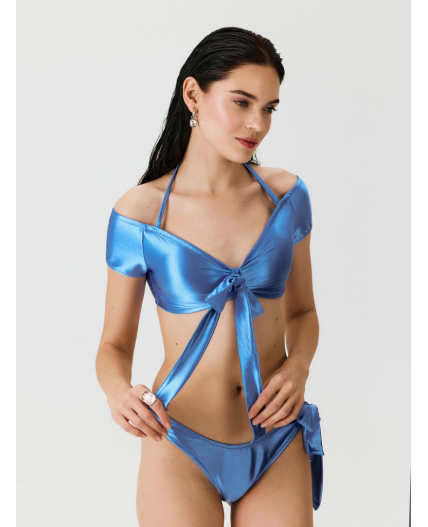 Бюстгальтер купальный жен.Bralette Shadow васильковый