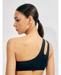 Бюстгальтер купальный жен.Bralette Zipper черный