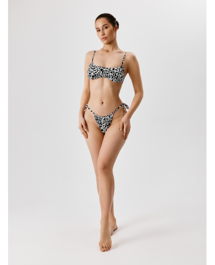 Купальный костюм жен.(стринги бразильяно+юбка) Darlene леопардовый принт