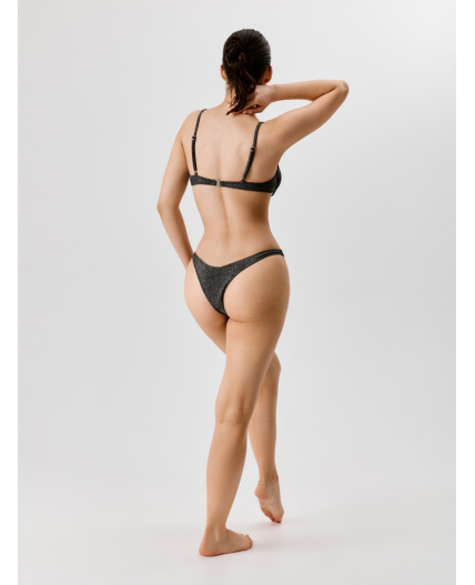 Трусы купальные стринги-бразилиано жен. Estela серебристый