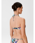 Бюстгальтер купальный жен. с мягкой чашкой Missy синий принт