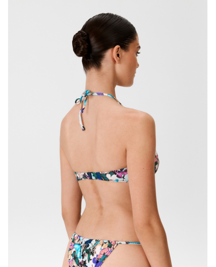 Бюстгальтер купальный жен. с мягкой чашкой Missy синий принт