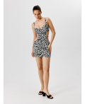 Платье жен. Nevena леопардовый принт