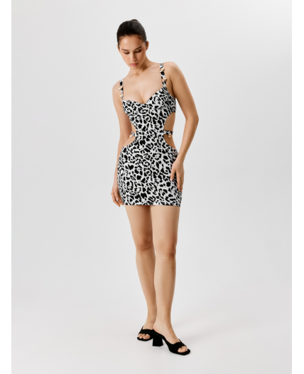 Платье жен. Nevena леопардовый принт