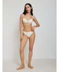 Трусы стринг жен Vega молочный