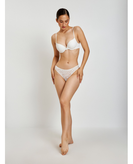 Трусы стринг жен Vikka молочный