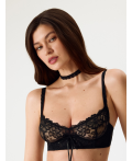 Бюстгальтер с мягкой чашкой жен. Satine черный