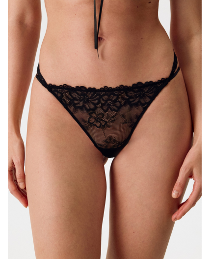 Трусы стринги-бразилиано жен. Satine черный